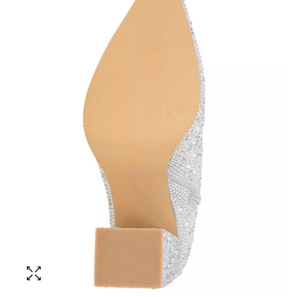 Womens Bcbgeneration Booties - Rhinestone Silver … - image 5
